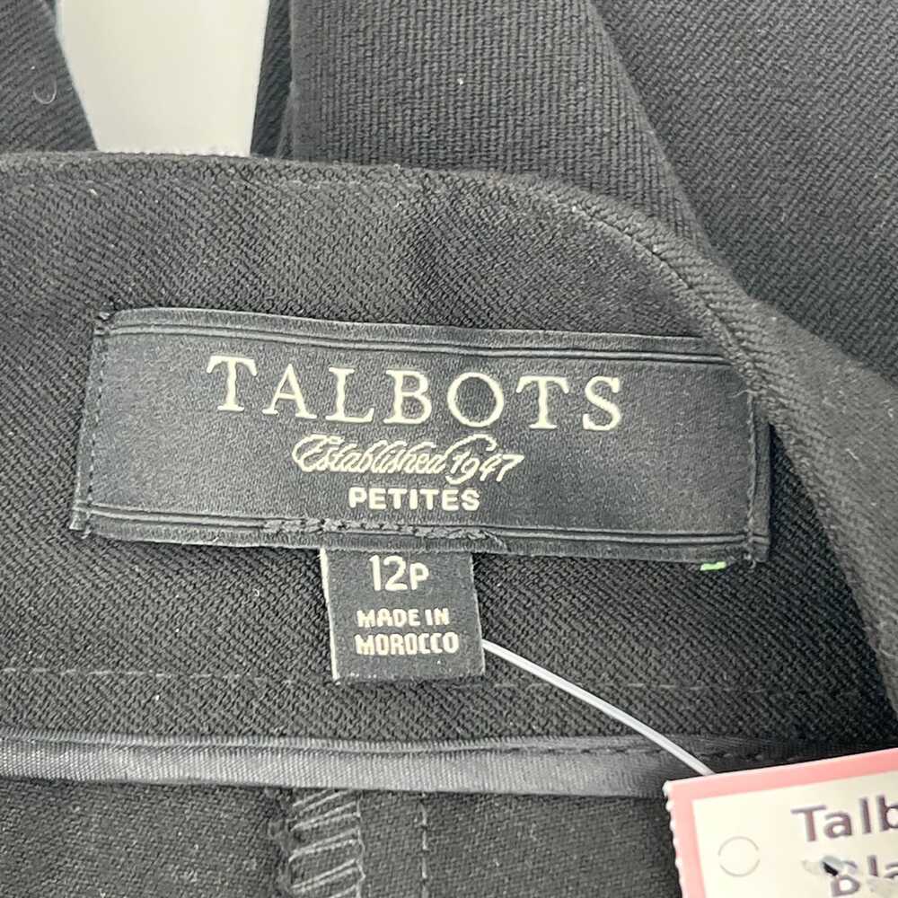 Talbots Black Polyester Basic Heritage Trousers |… - image 4